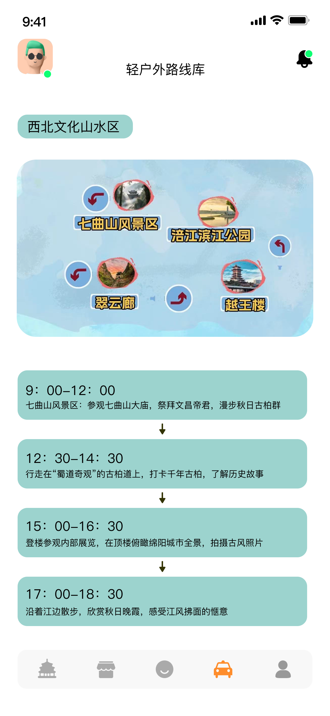 轻户外路线